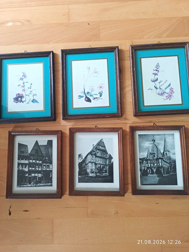 Gerahmte bilder drucke - 6x,